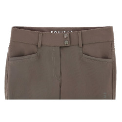 Calça Equithème Originals Jessie Cinzento-acastanhado Castanho Calça Equithème Originals Jessie Cinzento-acastanhado Castanho