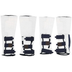 Guarnecimentos anti-moscas Equithème Pro por 4 Branco