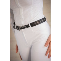 Cinto Pénélope Signature com strass Preto