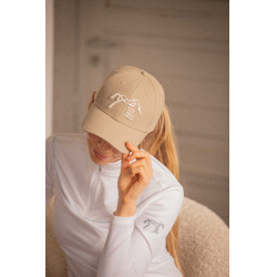 Boné Naomi Pénélope Toupeira / branco Castanho Boné Naomi Pénélope Toupeira / branco Castanho