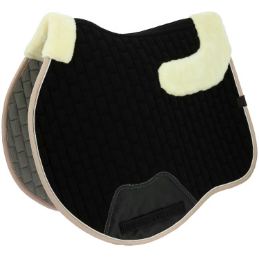 Almofada de sela Equithème Dinard Preto