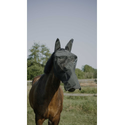 Máscara anti-moscas anti-UV Pro Series Visor Preto