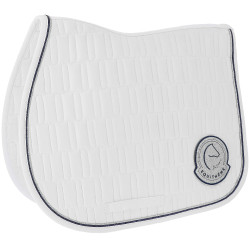Almofada de sela Je t'aime Equithème Compet Branco
