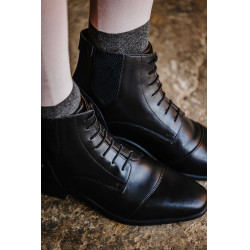 Botas com atacadores e fecho Equithème Sporty Preto