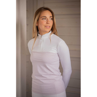 Polo PENELOPE - Debbie Branco / rosa Polo PENELOPE - Debbie Branco / rosa