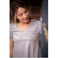 Camiseta Pénélope Juline Cinzento