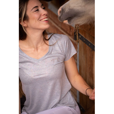 Camiseta Pénélope Juline Cinzento Camiseta Pénélope Juline Cinzento