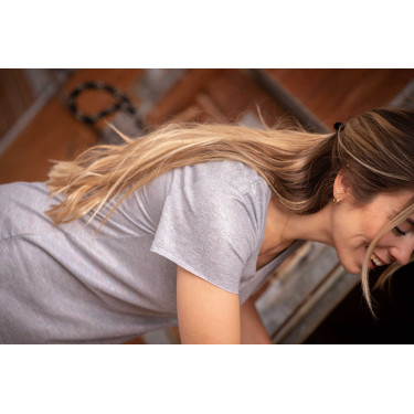 Camiseta Pénélope Juline Cinzento Camiseta Pénélope Juline Cinzento