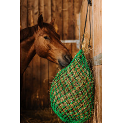 Rede de feno Hippotonic Dupla Verde / preto