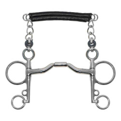 Freio pelham Metalab Elite curvado hastes longas