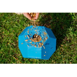 Bola anti-glutão Hippotonic para feno Azul