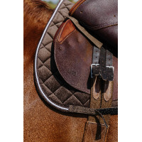 Sela de montar Riding World Veludo Castanho
