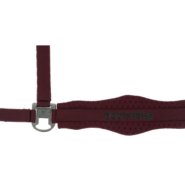 Cabresto de nylon Equithème 3D Mesh Bordéus Bordô Cabresto de nylon Equithème 3D Mesh Bordéus Bordô