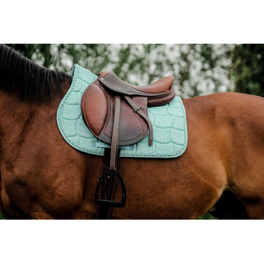 Almofada de sela Riding World Sunshine Verde claro Almofada de sela Riding World Sunshine Verde claro