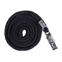 Longe Catherine com mosquetão anti-pânico HKM Azul escuro / preto