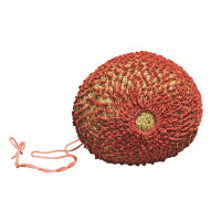 Rede para feno com focinheira HKM Vermelho