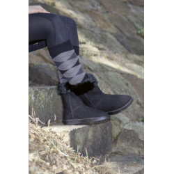 Botas forradas impermeáveis Davos Fur HKM Preto