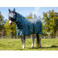 Capa anti-moscas Zebra Aqua HKM Água / preto