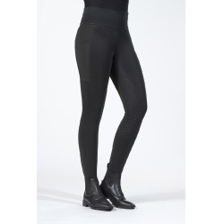 Legging Cosy Style com fundo integral em silicone HKM Preto