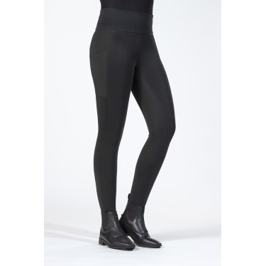 Legging Cosy Style com fundo integral em silicone HKM Preto