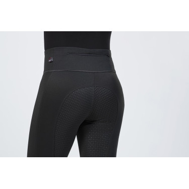 Legging Cosy Style com fundo integral em silicone HKM Preto