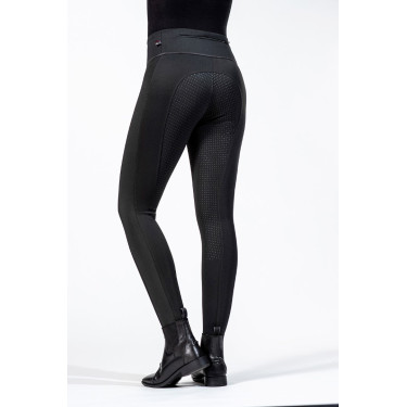 Legging Cosy Style com fundo integral em silicone HKM Preto