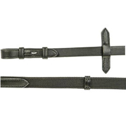 Rendas HKM entrelaçadas de borracha Preto