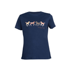 Kinder T-shirt Pony Club HKM Azul escuro Kinder T-shirt Pony Club HKM Azul escuro