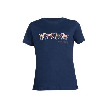 Kinder T-shirt Pony Club HKM Azul escuro Kinder T-shirt Pony Club HKM Azul escuro