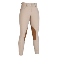 Calça Hunter com reforços em Alos HKM Natural escuro Bege Calça Hunter com reforços em Alos HKM Natural escuro Bege