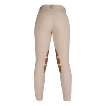 Calça Hunter com reforços em Alos HKM Natural escuro Bege Calça Hunter com reforços em Alos HKM Natural escuro Bege