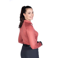 T-shirt funcional HKM Rosewood Allover Print Cinza claro Cinzento