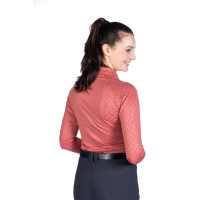 T-shirt funcional HKM Rosewood Allover Print Cinza claro Cinzento