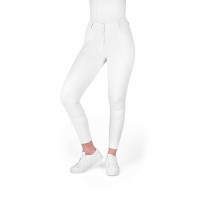 Calça Je t'aime Equithème Elsa infantil Branco