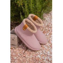 Botas forradas Pénélope Cinza glaciar