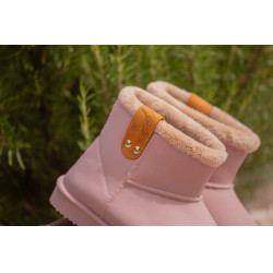 Botas forradas Pénélope Cinza glaciar