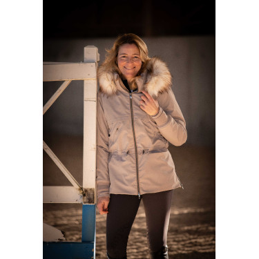 Parka Pénélope Steppy Cinzento-acastanhado Castanho Parka Pénélope Steppy Cinzento-acastanhado Castanho