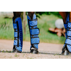 Guétras de transporte Equithème Tyrex Aisance 1200D Azul royal