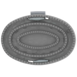 Escova Etrille Je t'aime Equithème Strass Cinzento