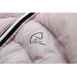 Casaco acolchoado Je t'aime Equithème Lutha Preto / rosa