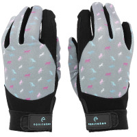 Luvas Equithème Maelle Infantil Cinzento Luvas Equithème Maelle Infantil Cinzento