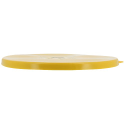 Tampa Hippotonic Balde Maçãs e Cenouras Amarelo