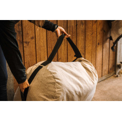 Saco de feno Hippotonic de transporte Cru Bege Saco de feno Hippotonic de transporte Cru Bege