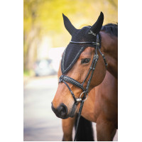 Touca para cavalos longa Pénélope com strass Marinho Azul-marinho Touca para cavalos longa Pénélope com strass Marinho Azul-marinho