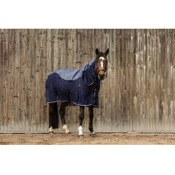 Camisa unissex Equithème Azul-marinho
