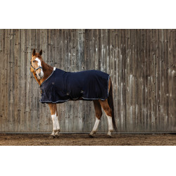 Camisa Equithème Micro mesh Azul-marinho Camisa Equithème Micro mesh Azul-marinho
