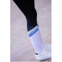 Meias de equitação Pénélope Fun Azul / branco Meias de equitação Pénélope Fun Azul / branco