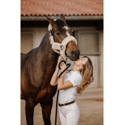 Polo em malha Equithème Betty Branco