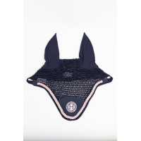 Touca para Cavalo Harcour Suzette Preto / rosa