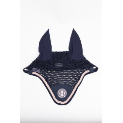 Touca para Cavalo Harcour Suzette Marinho / rosa Azul Touca para Cavalo Harcour Suzette Marinho / rosa Azul